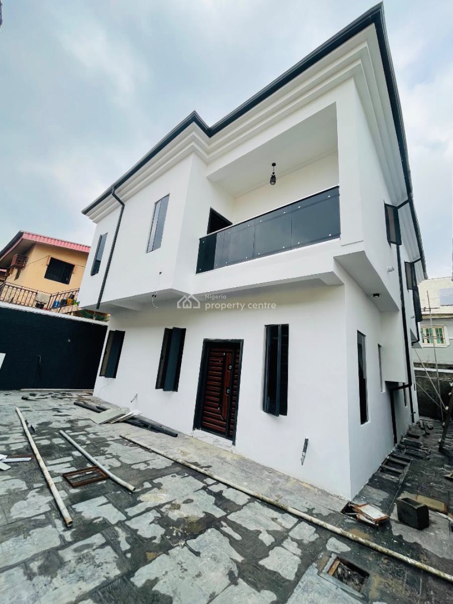 Breathtaking 4 Bedroom Fully Detached Duplex with Bqim, Stunningly Designed Home with Driveway, Bq in a Code to Access Estate, Gra Phase 2, Magodo, Lagos, Detached Duplex for Sale