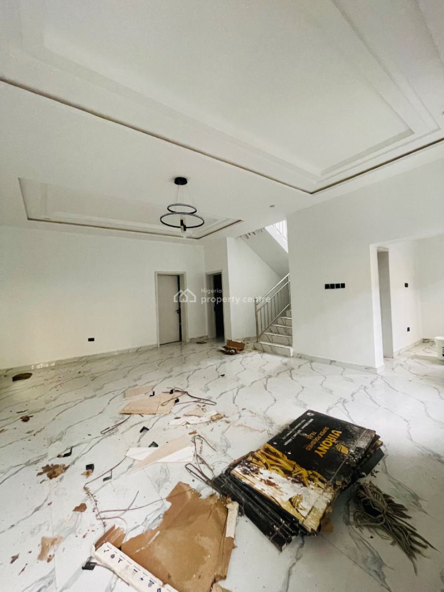 Breathtaking 4 Bedroom Fully Detached Duplex with Bqim, Stunningly Designed Home with Driveway, Bq in a Code to Access Estate, Gra Phase 2, Magodo, Lagos, Detached Duplex for Sale