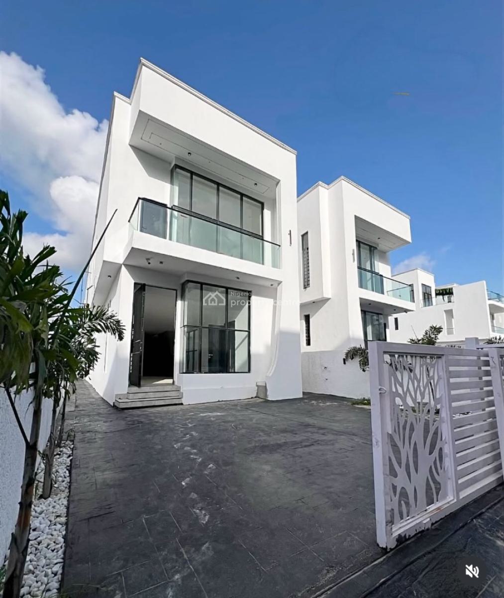 5 Bedroom Detached House with Bq, Chevron Lekki Lagos, Lekki Phase 1, Lekki, Lagos, Detached Duplex for Sale