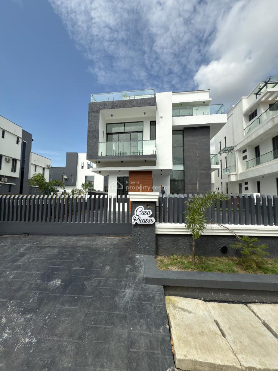 Enormous 5 Bedroom Duplex with a Bq and a Pool, Ikota, Lekki, Lagos, House for Sale