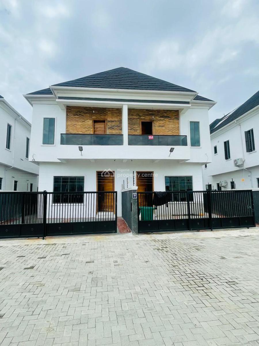 The Most Affordable 4 Bedroom Semi Detached Duplex Within an Estate, Lekky County, Ikota, Lekki, Lagos, Semi-detached Duplex for Sale