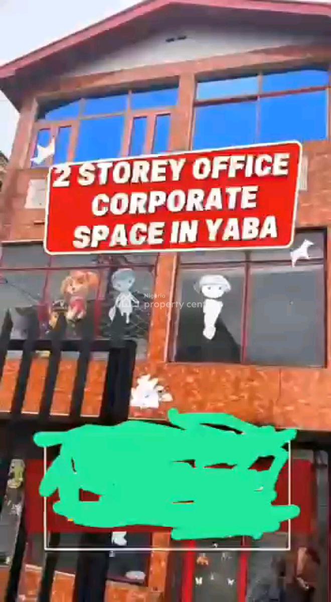 2-storey Building Corporate Office Space at Old Yaba Road, Old Yaba Road, Adekunle, Yaba, Lagos, House for Rent