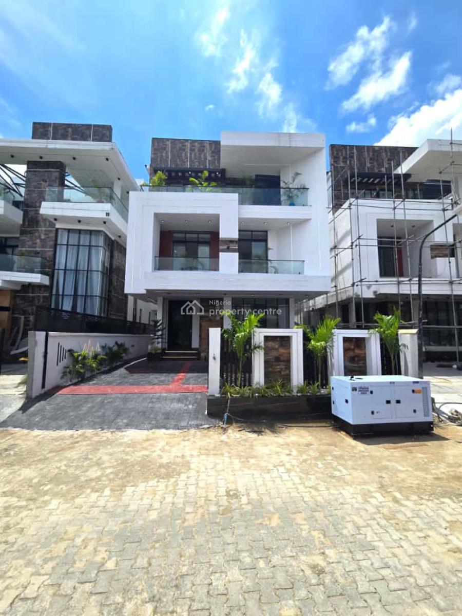 Contemporary 6-bedroom Detached Home, Chevron, Lekki, Lagos, House for Sale