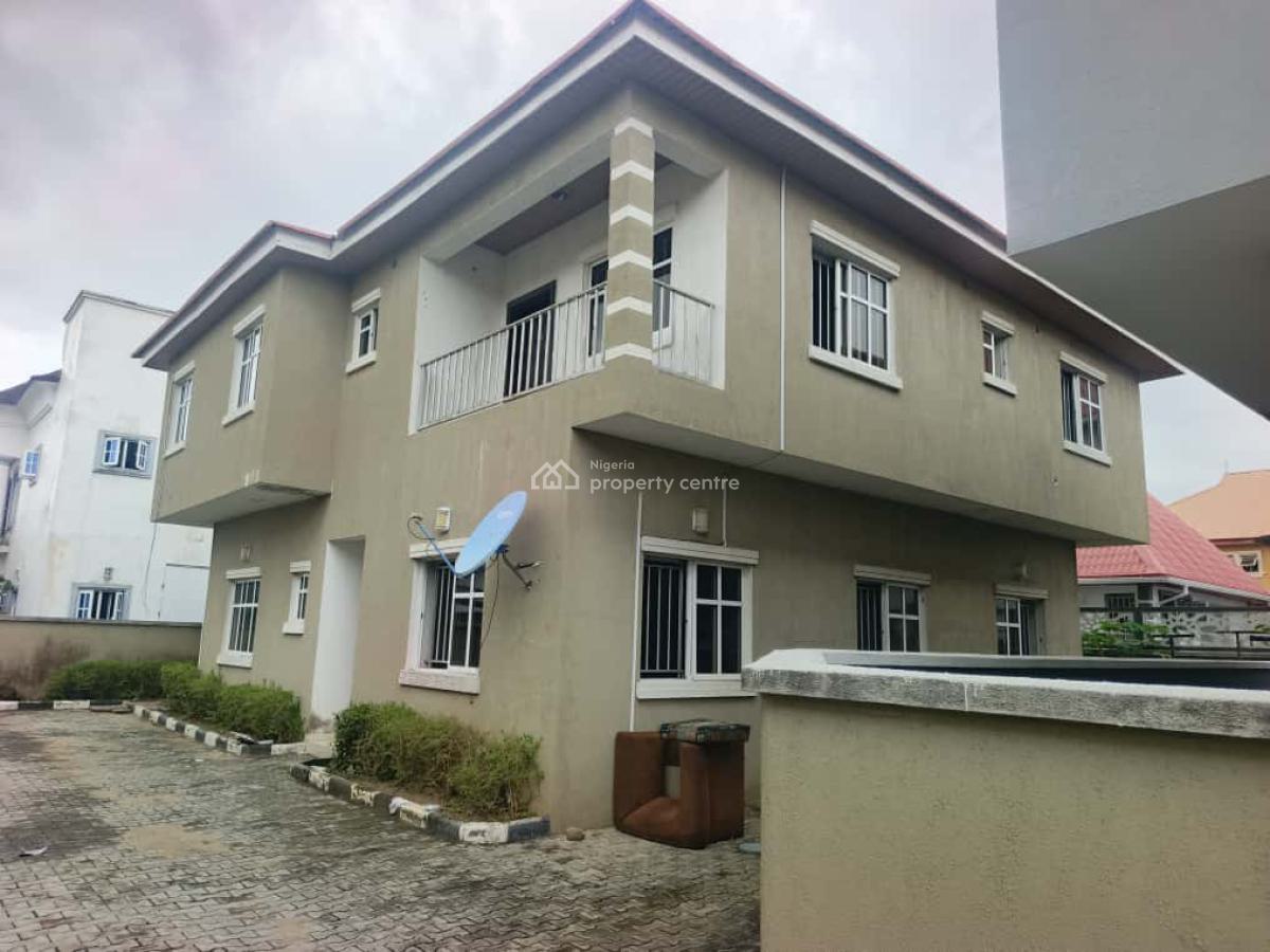 Well Built 4 Bedroom Detached House with 1 Room Bq, Crown Estate, Sangotedo, Ajah, Lagos, Detached Duplex for Sale