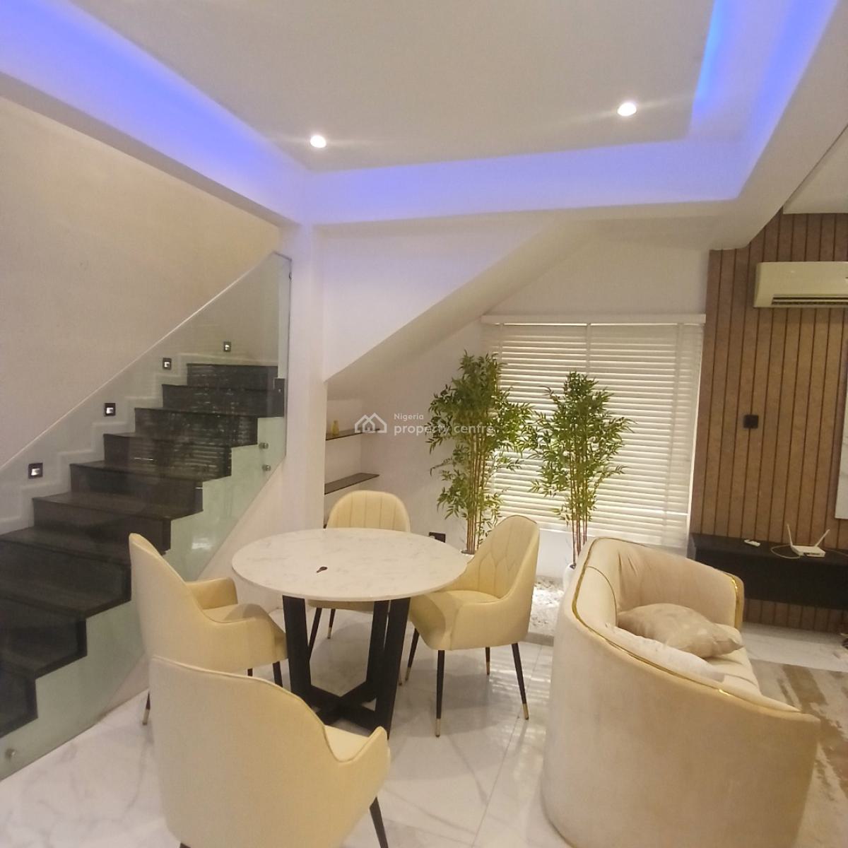 Exquisitely Furnished 4 Bedroom Detached Duplex with Bq, Cardogan Estate, Osapa, Lekki, Lagos, Detached Duplex for Rent