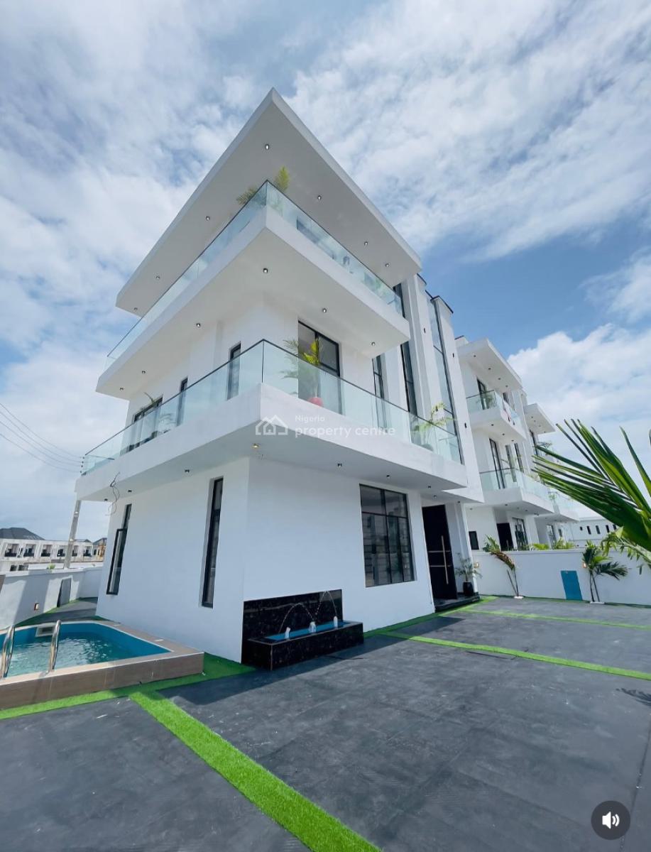 Luxury 5 Bedroom Detached Duplex with S/pool, Off Orchid Hotel Road, Lafiaji, Lekki, Lagos, Detached Duplex for Sale