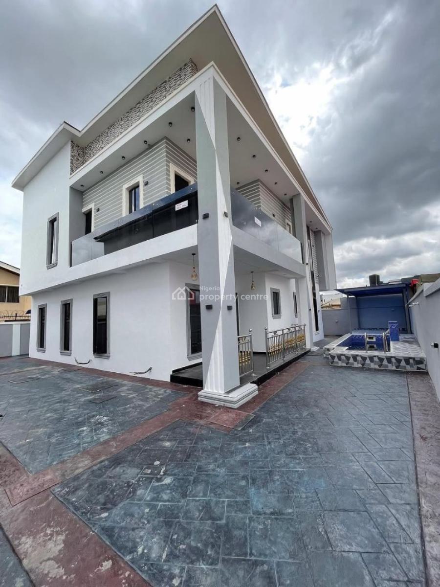 5 Bedroom Detached Duplex with a Pool, Gbagada, Lagos, Detached Duplex for Sale