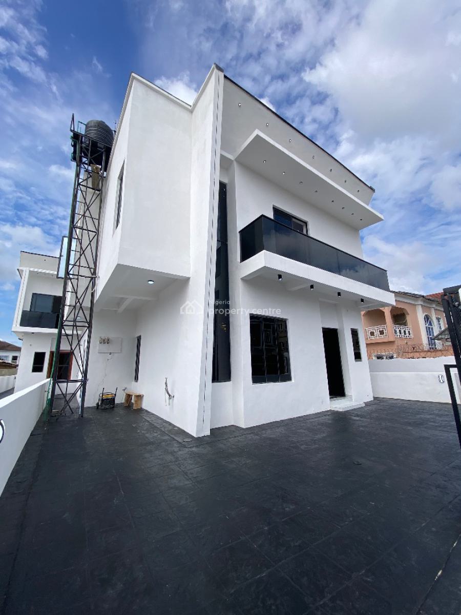 Newly Built 4bedroom Duplex Comes with Bq, Gated Estate Within Blenco Supermarket Before Shop Rite, Sangotedo, Ajah, Lagos, Detached Duplex for Sale