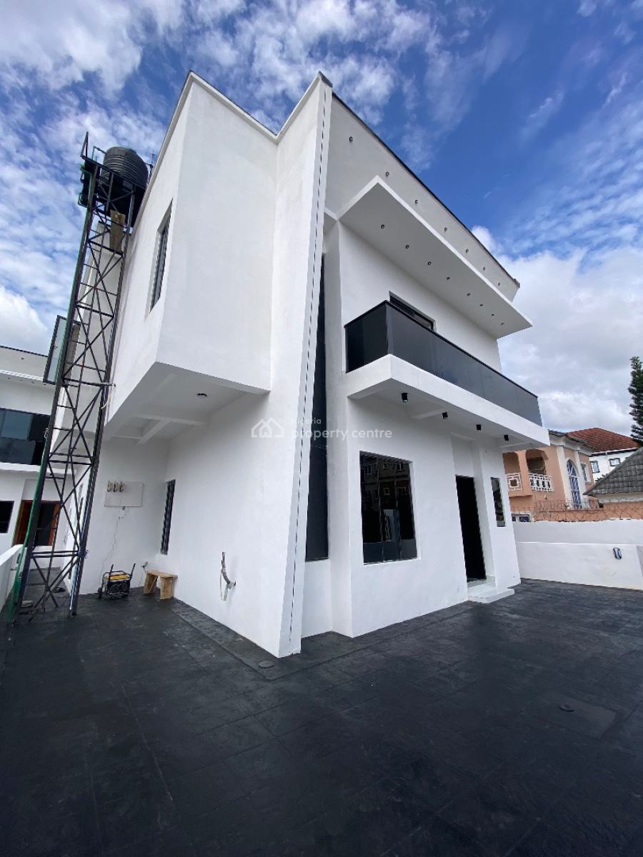 Newly Built 4bedroom Duplex Comes with Bq, Gated Estate Within Blenco Supermarket Before Shop Rite, Sangotedo, Ajah, Lagos, Detached Duplex for Sale