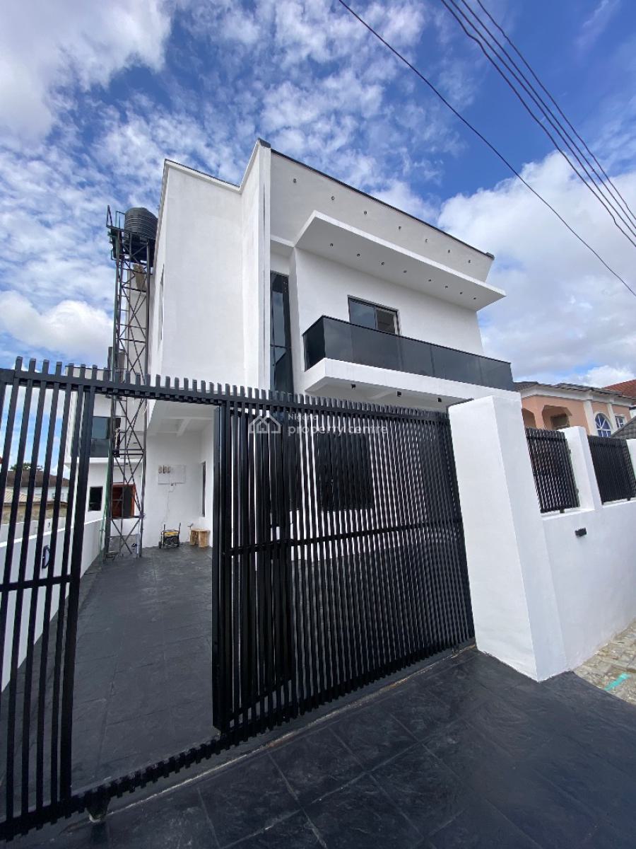 Newly Built 4bedroom Duplex Comes with Bq, Gated Estate Within Blenco Supermarket Before Shop Rite, Sangotedo, Ajah, Lagos, Detached Duplex for Sale