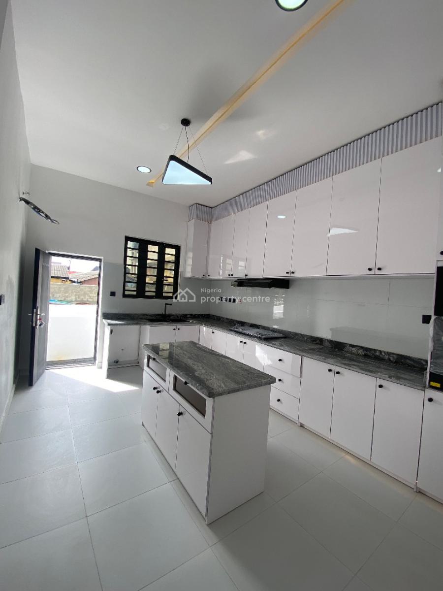 Newly Built 4bedroom Duplex Comes with Bq, Gated Estate Within Blenco Supermarket Before Shop Rite, Sangotedo, Ajah, Lagos, Detached Duplex for Sale