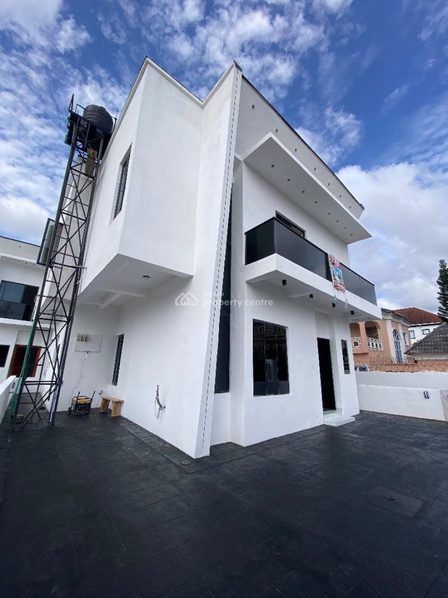 Newly Built 4bedroom Duplex Comes with Bq, Gated Estate Within Blenco Supermarket Before Shop Rite, Sangotedo, Ajah, Lagos, Detached Duplex for Sale