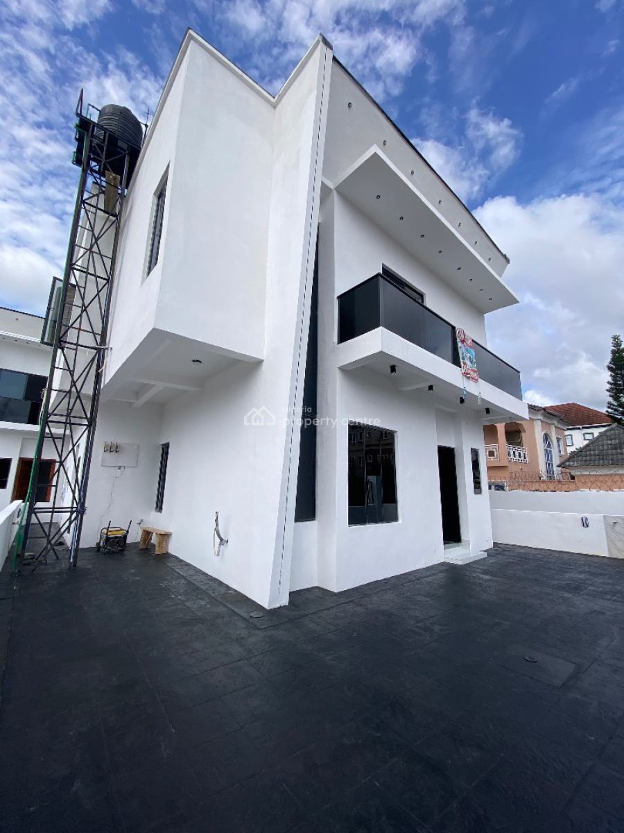 Newly Built 4bedroom Duplex Comes with Bq, Gated Estate Within Blenco Supermarket Before Shop Rite, Sangotedo, Ajah, Lagos, Detached Duplex for Sale