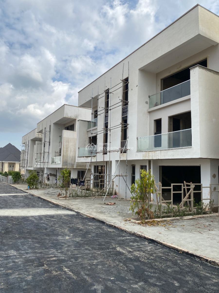 Lovely 4 Bedroom Semidetached Duplex with a Bq, Guzape District, Abuja, Detached Duplex for Sale