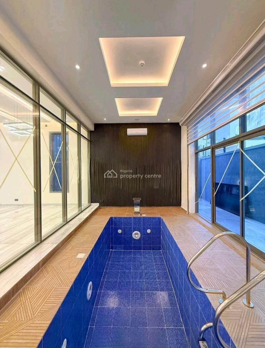Stylish Contemporary Home in a Serene Gated Estate with Indoor Pool, E, Ikoyi, Lagos, House for Sale