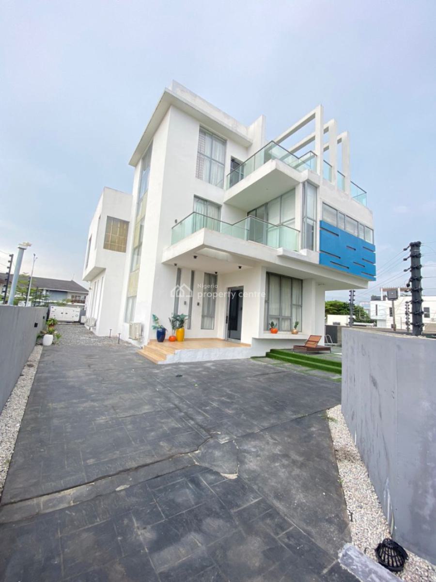 Fully Furnished & Stunning 5 Bedroom Detached Duplex with Rooftop, Pinnock Beach Estate, Osapa, Lekki, Lagos, Detached Duplex for Sale