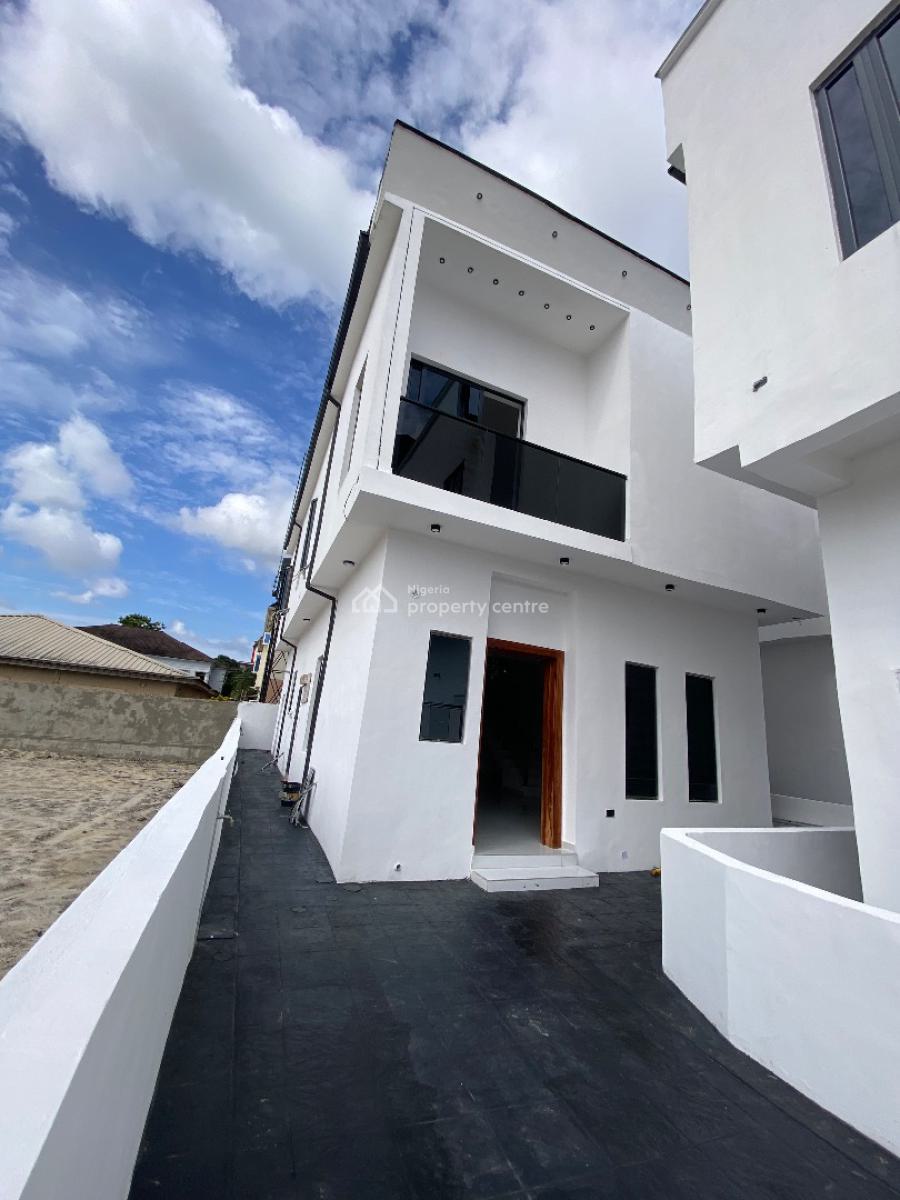 Newly Built 4bedroom Duplex Comes with Bq, Ocean Palm Estate, Sangotedo, Ajah, Lagos, Detached Duplex for Sale
