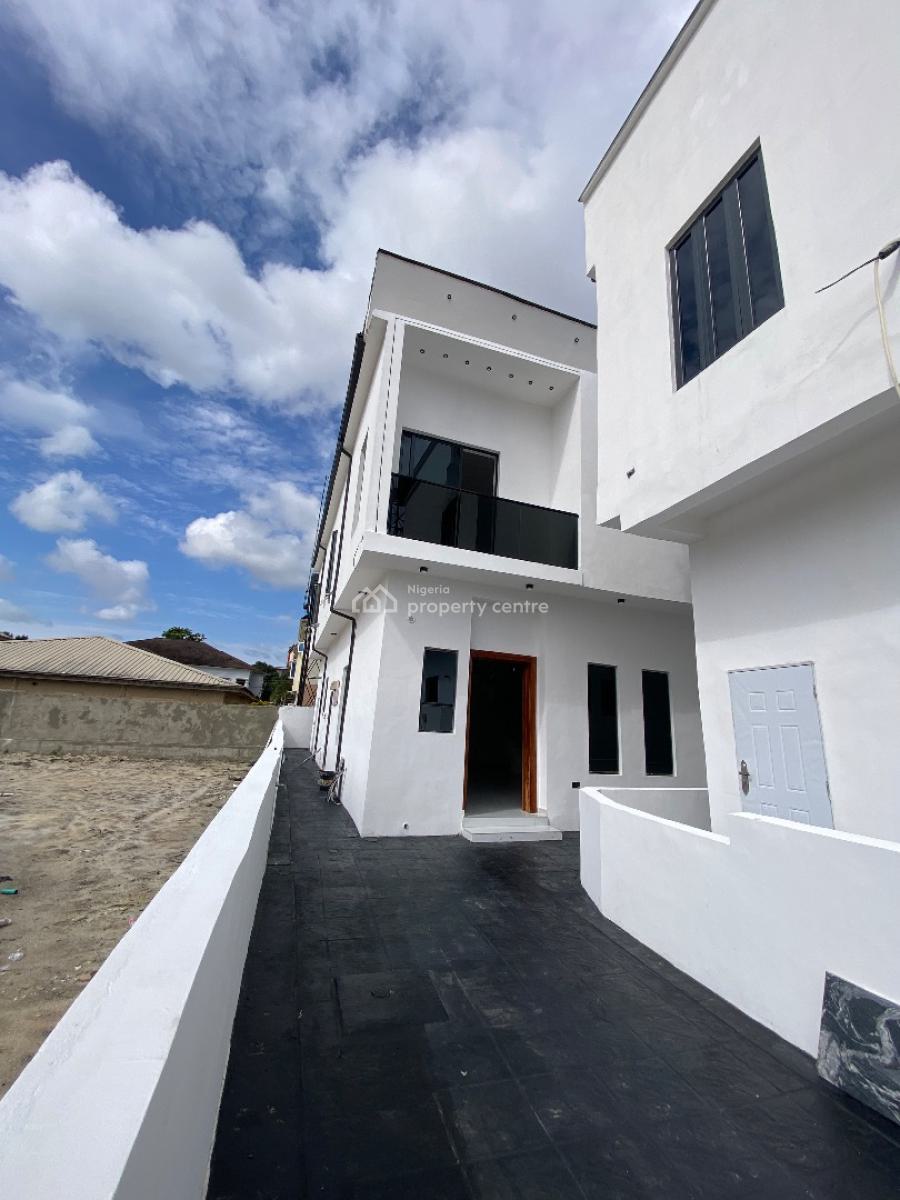 Newly Built 4bedroom Duplex Comes with Bq, Ocean Palm Estate, Sangotedo, Ajah, Lagos, Detached Duplex for Sale