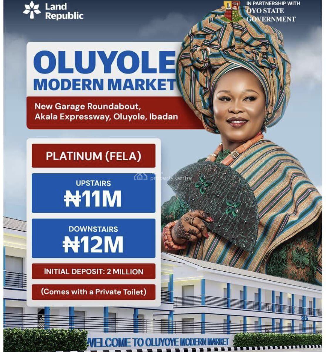 Shops in a Shopping Mall, New Garage Roundabout/oluyole Lga/oluyole Modern Market, Ibadan, Oyo, Plaza / Complex / Mall for Sale
