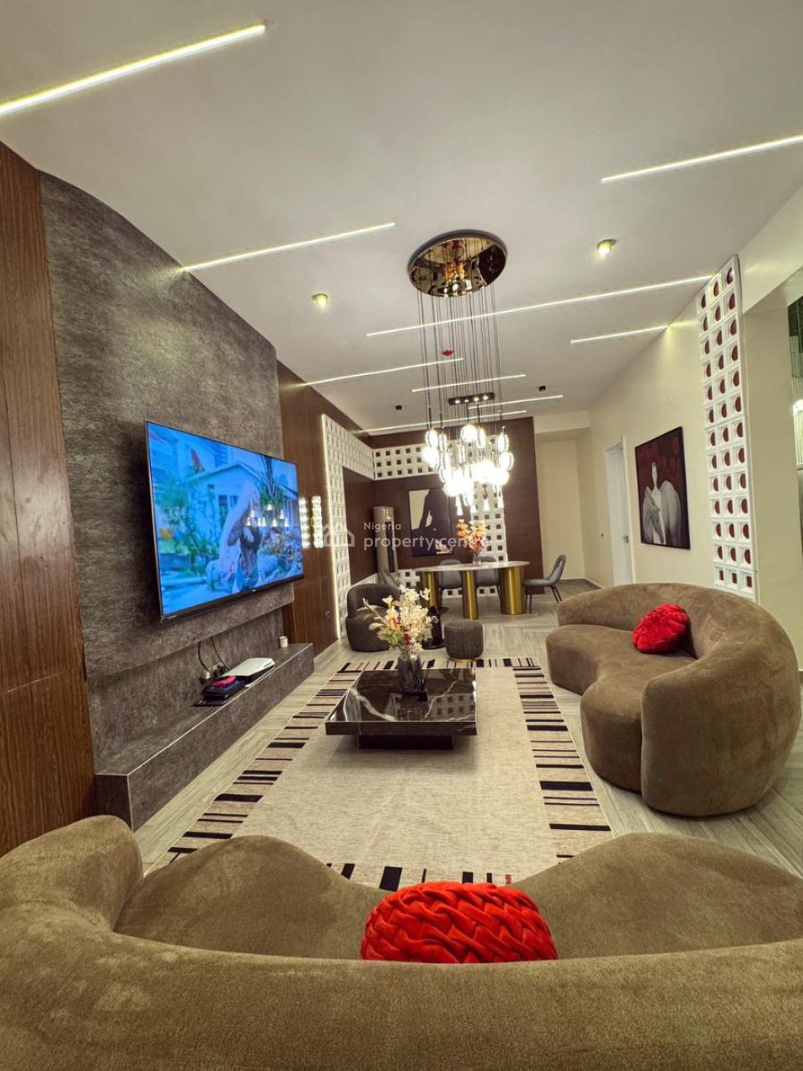 Luxury 4 Bed with Modern Interior and Playstation 5, Lekki Phase 1, Lekki, Lagos, Flat / Apartment Short Let