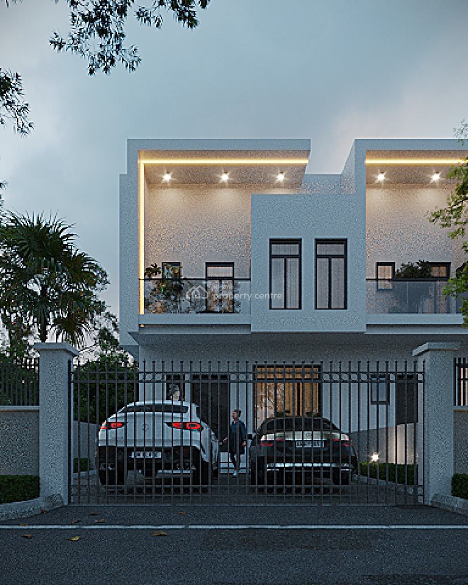Luxury 4 Bed Terrace + Bq, Ikota, Lekki, Lagos, Terraced Duplex for Sale