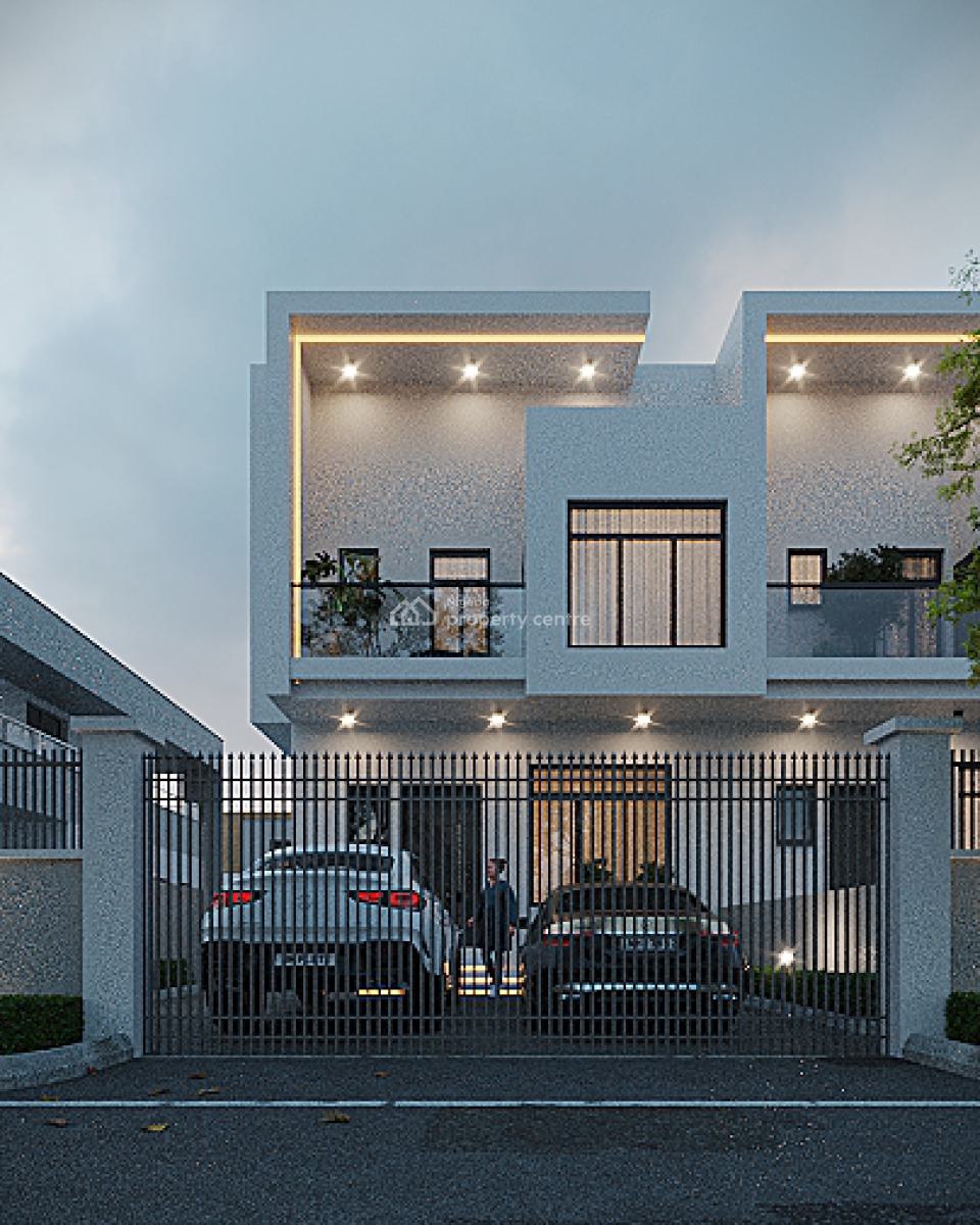 Luxury 4 Bed Terrace + Bq, Ikota, Lekki, Lagos, Terraced Duplex for Sale