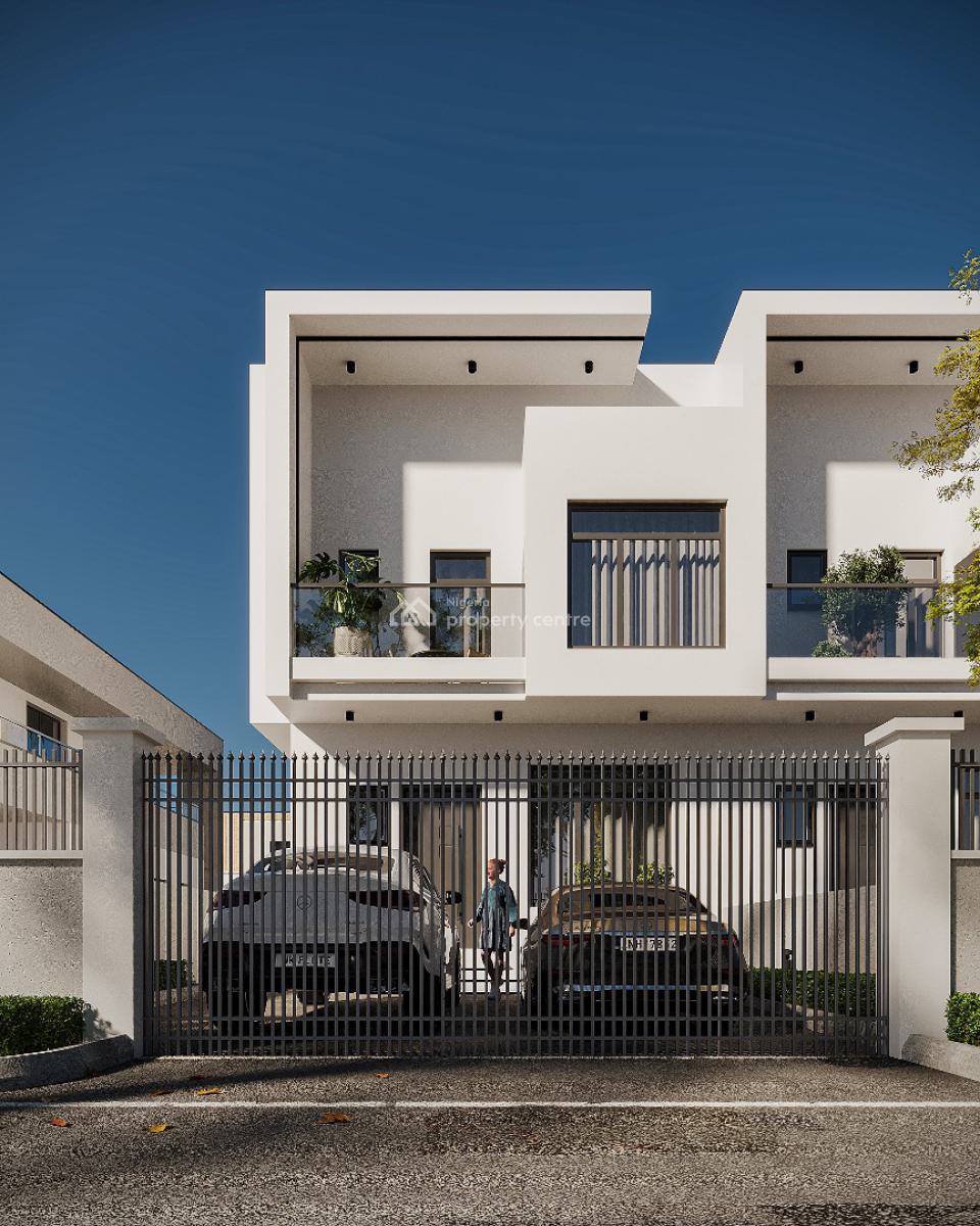 Luxury 4 Bedroom Terrace + Bq, Ikota, Lekki, Lagos, Terraced Duplex for Sale