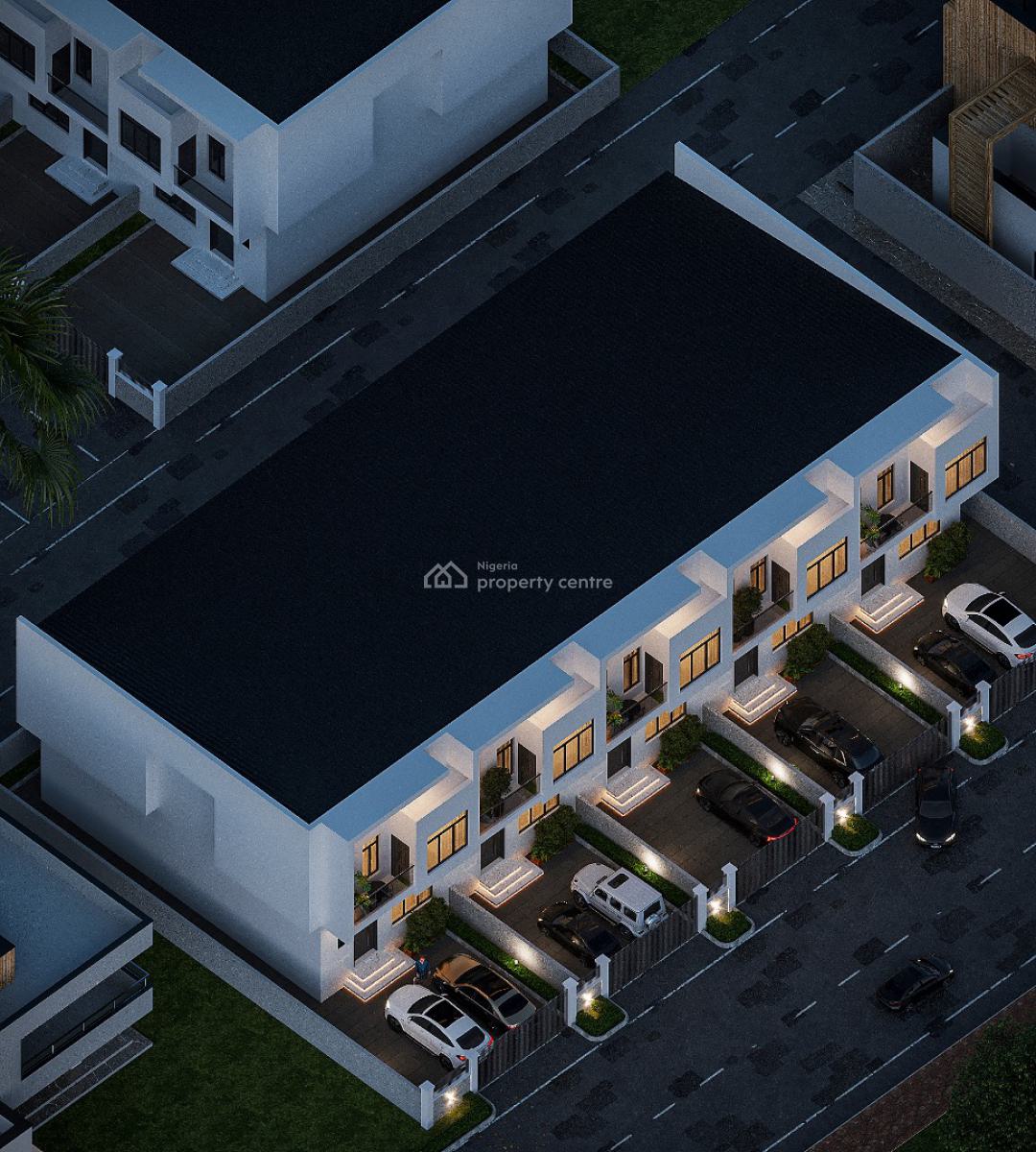 Luxury 4 Bedroom Terrace + Bq, Ikota, Lekki, Lagos, Terraced Duplex for Sale