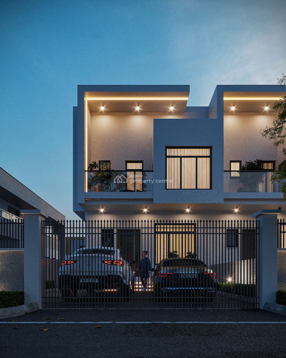 Luxury 4 Bedroom Terrace + Bq, Ikota, Lekki, Lagos, Terraced Duplex for Sale