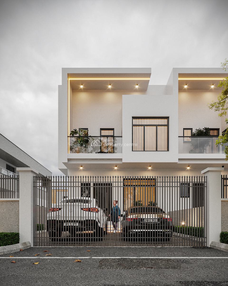 Luxury 4 Bedroom Terrace + Bq, Ikota, Lekki, Lagos, Terraced Duplex for Sale