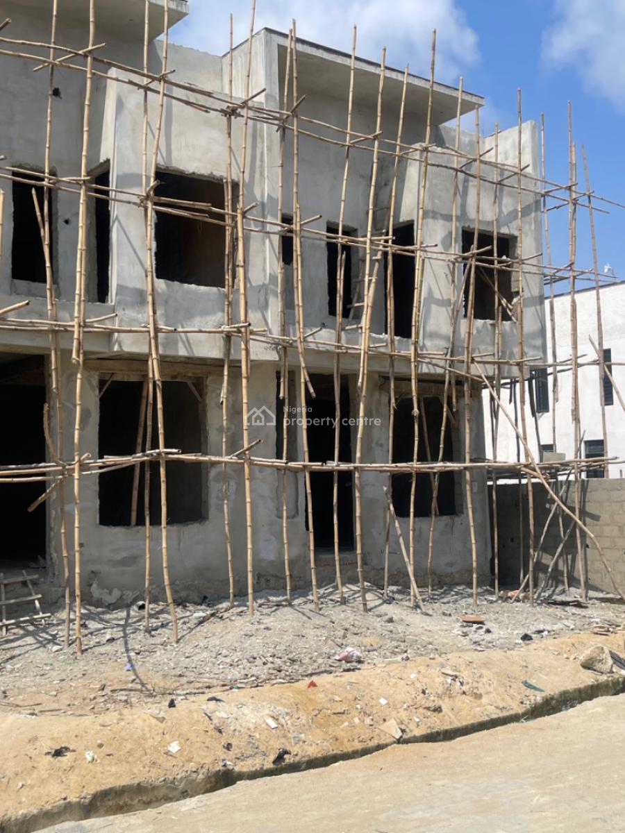 Luxury 4 Bedroom Terrace + Bq, Ikota, Lekki, Lagos, Terraced Duplex for Sale