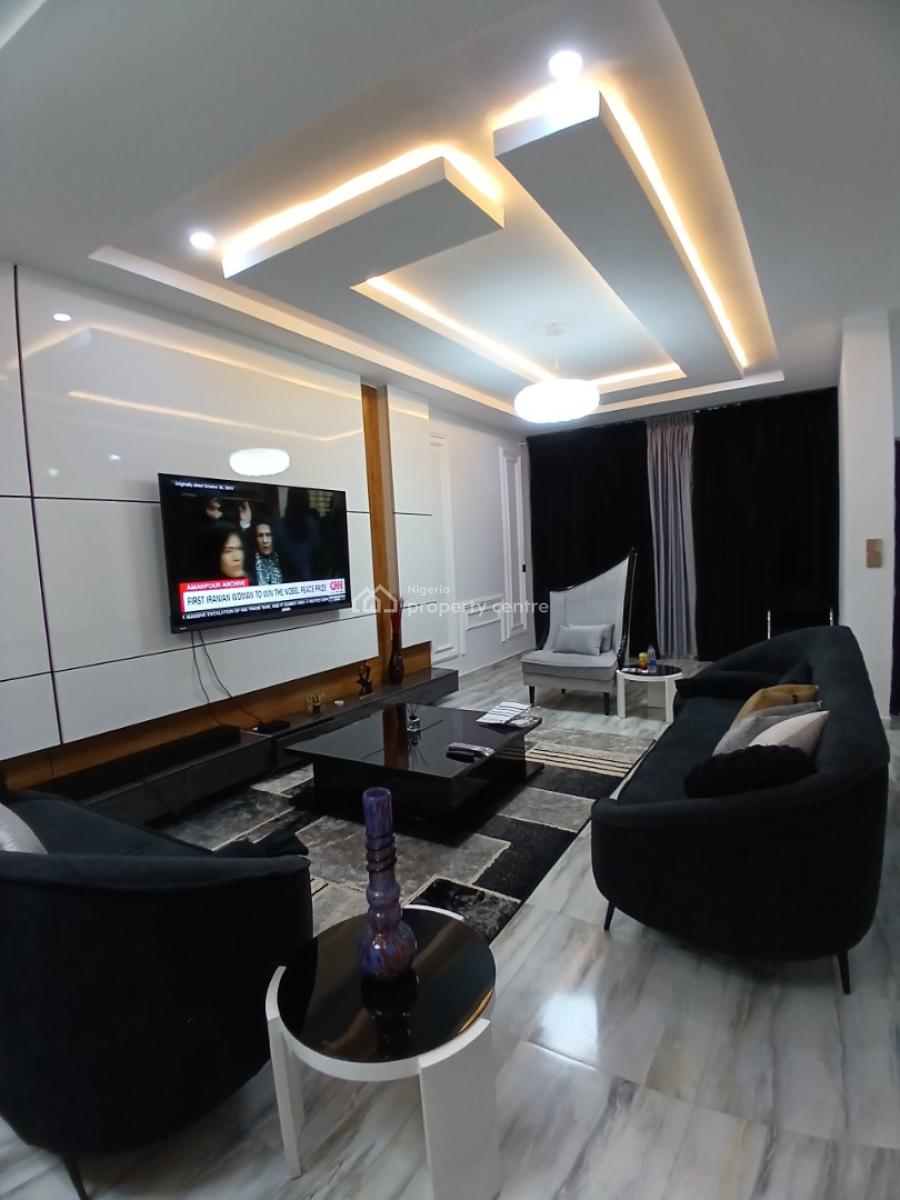 Fully Furnished 4 Bedroom Terrace Duplex with 1room Bq, Guzape Abuja Diplomatic Zone, Guzape District, Abuja, Terraced Duplex for Rent