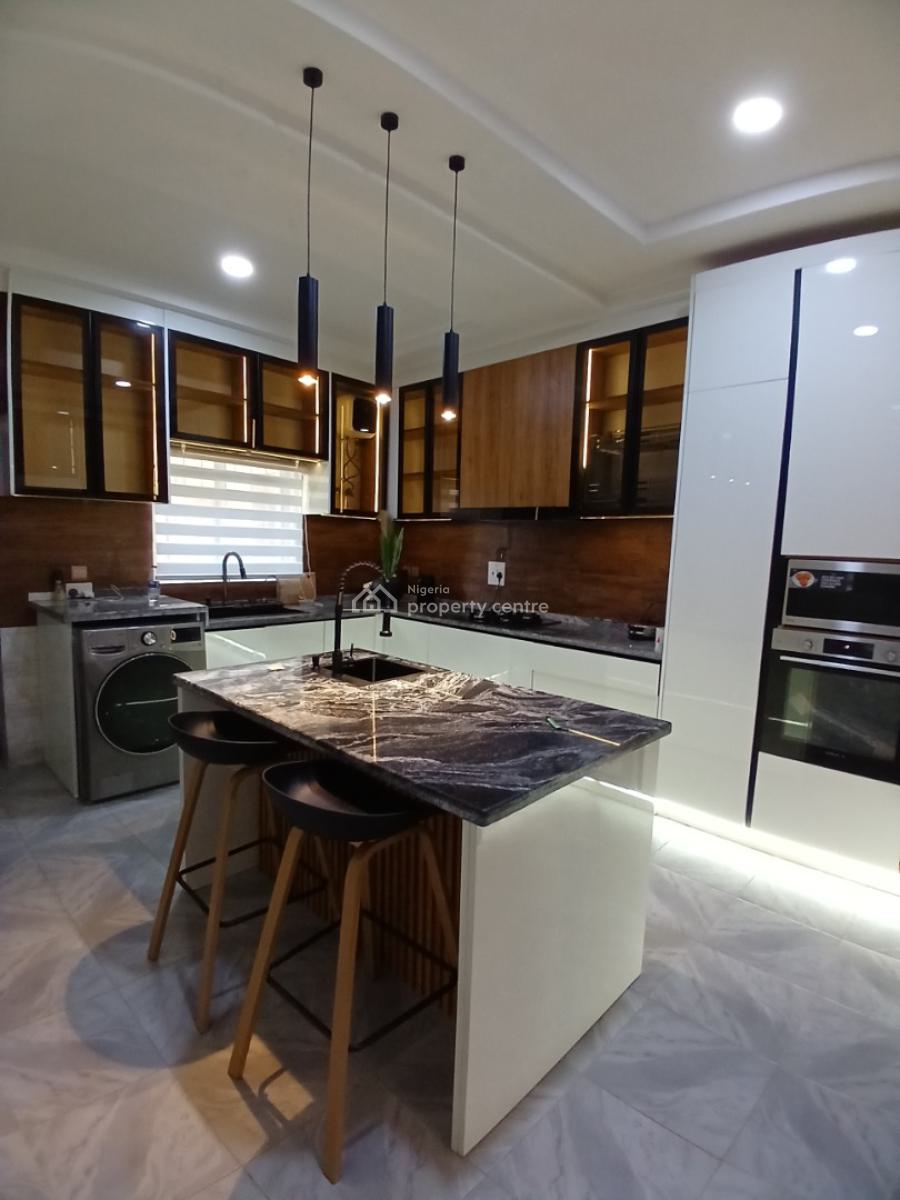 Fully Furnished 4 Bedroom Terrace Duplex with 1room Bq, Guzape Abuja Diplomatic Zone, Guzape District, Abuja, Terraced Duplex for Rent