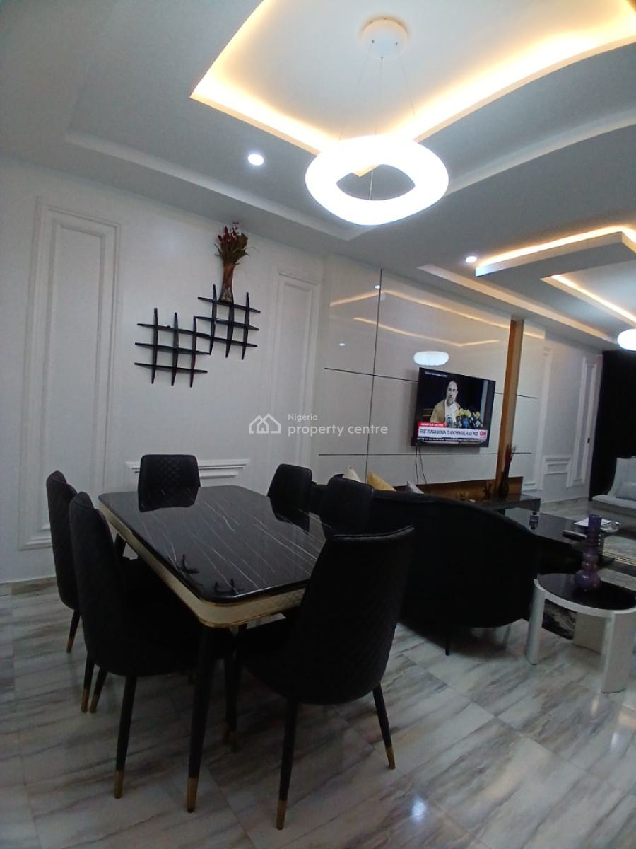 Fully Furnished 4 Bedroom Terrace Duplex with 1room Bq, Guzape Abuja Diplomatic Zone, Guzape District, Abuja, Terraced Duplex for Rent