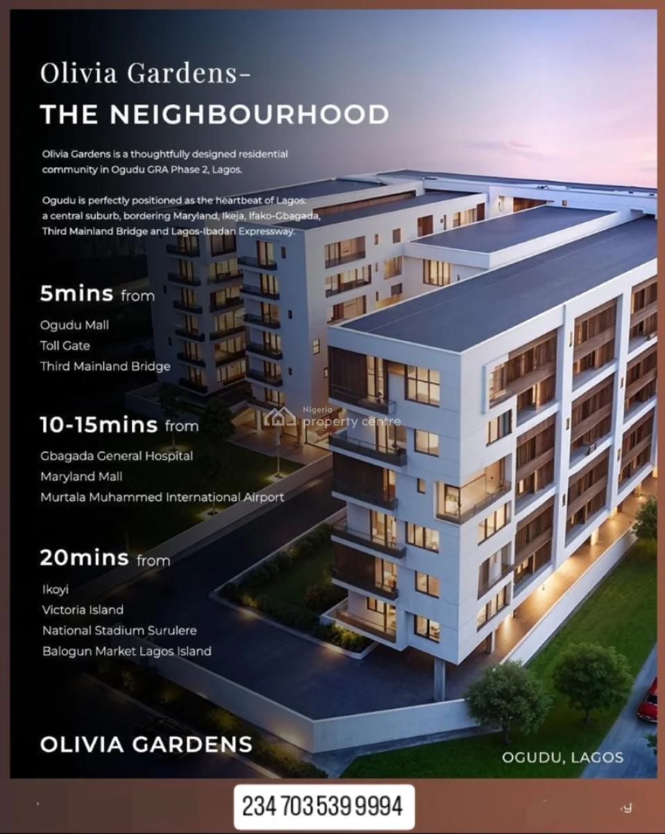 Live Close to Everywhere- 2 Bedroom Maisonette + Bq, Ogudu, Lagos, Flat / Apartment for Sale