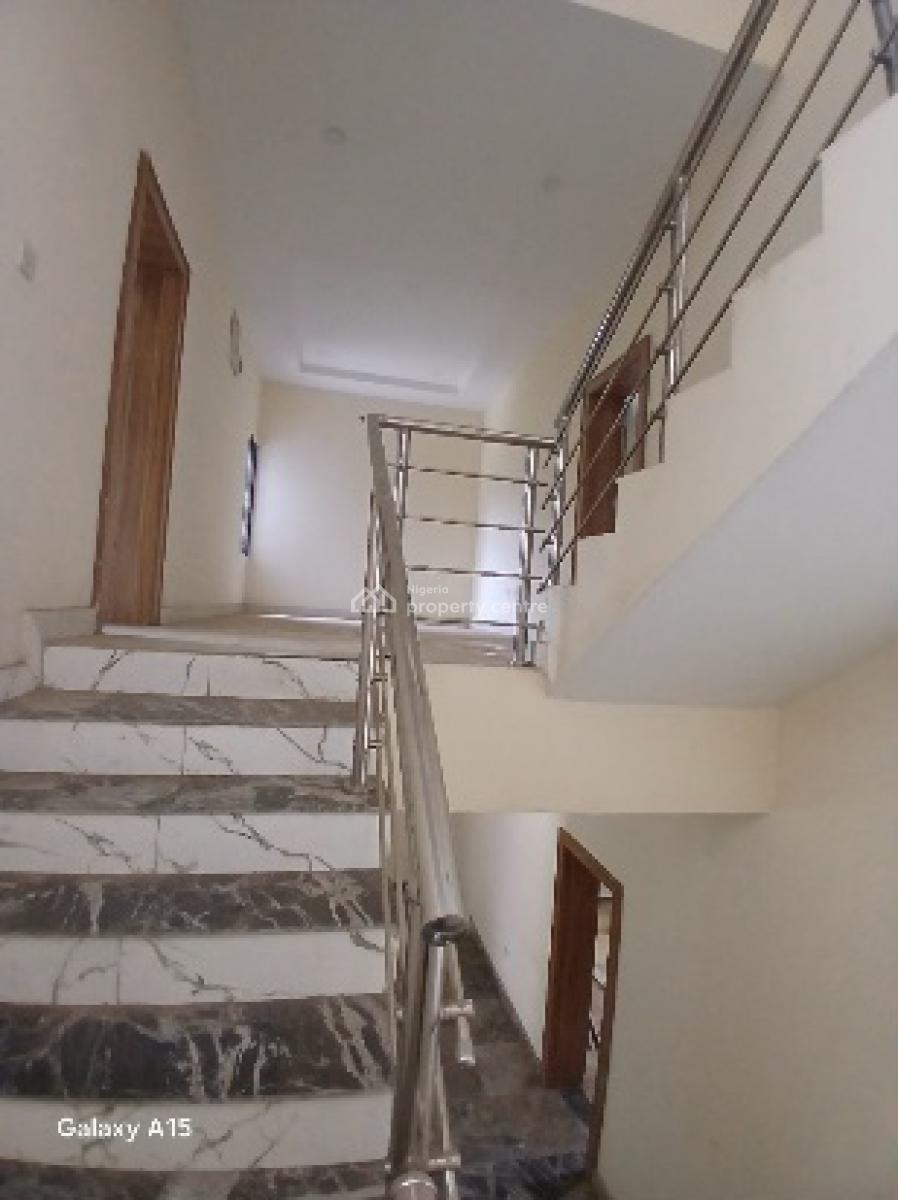 Newly Built Massive 4 Bedrooms Corner Piece  with a Bq&2 Living Rooms, Legislative Quarters, Apo, Abuja, Terraced Duplex for Sale