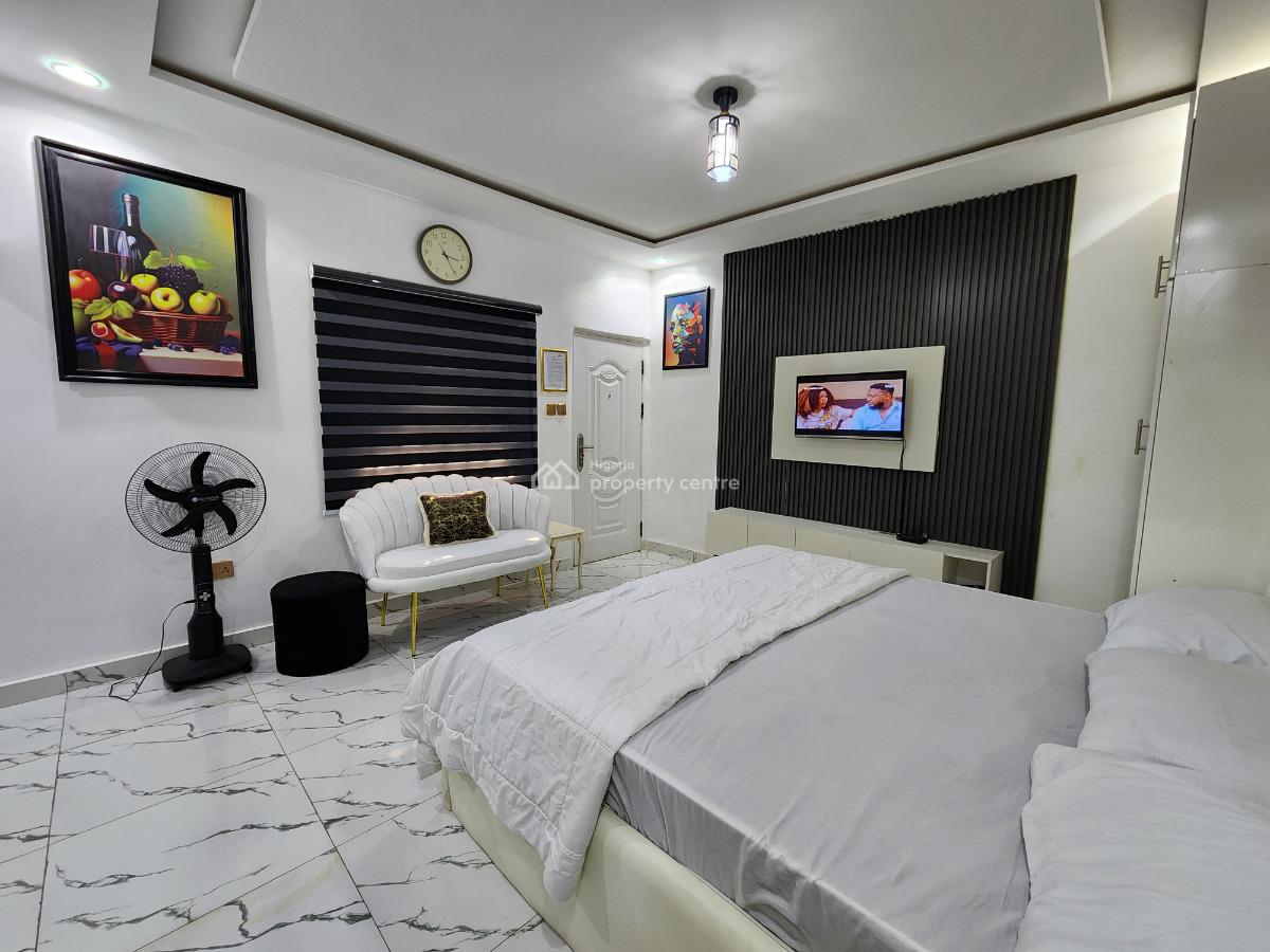 Newly Finished and Furnished Luxury Studio Apartment, Works and Housing Estate, Karu, Abuja, Self Contain (single Rooms) Short Let
