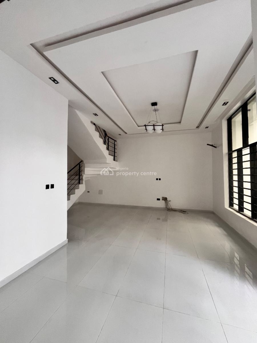 Modern 4-bedroom Semi-detached Duplex with Bq in Gated Mini Estate, Sangotedo, Ajah, Lagos, Semi-detached Duplex for Sale