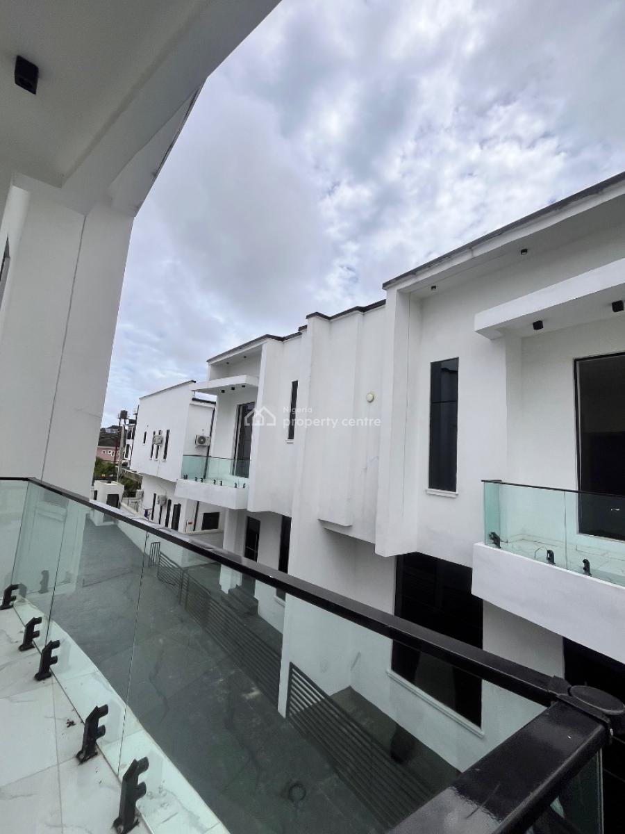 Modern 4-bedroom Semi-detached Duplex with Bq in Gated Mini Estate, Sangotedo, Ajah, Lagos, Semi-detached Duplex for Sale