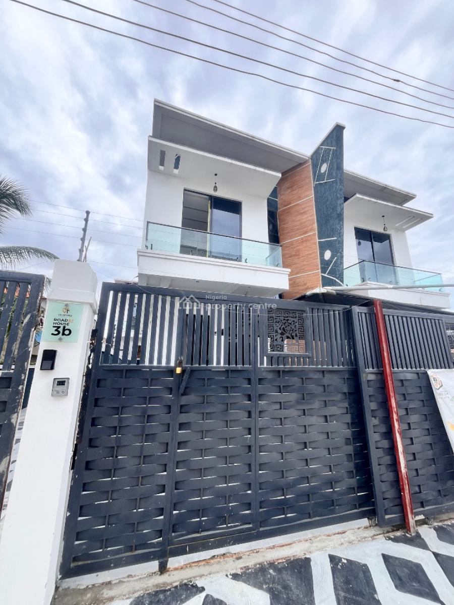 Contemporary 4-bedroom Semi-detached Duplex with Bq, Sangotedo, Ajah, Lagos, Semi-detached Duplex for Sale