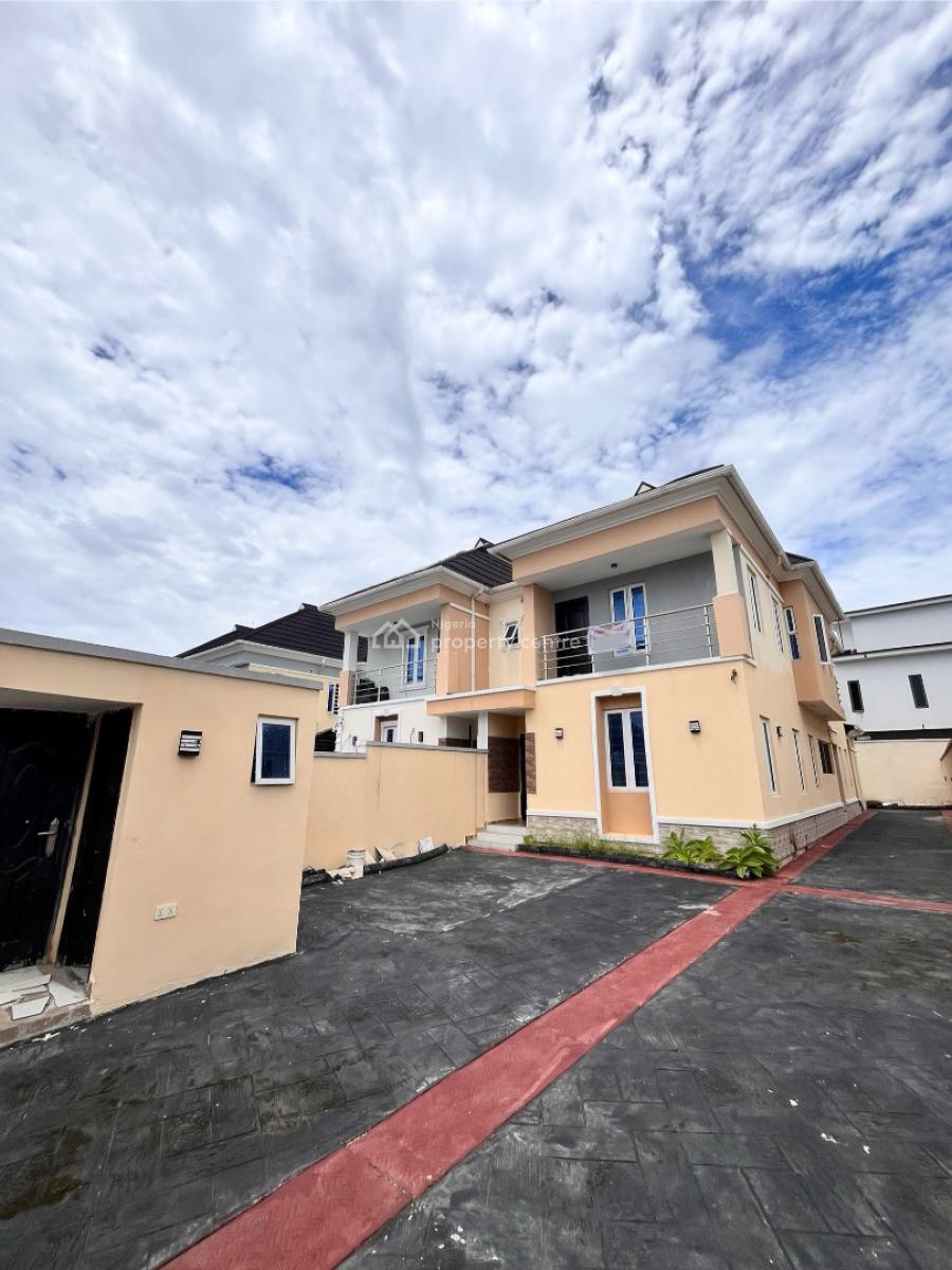 Modern 4-bedroom Semi-detached Duplex with Bq in Gated Estate, Ajah, Lagos, Semi-detached Duplex for Sale