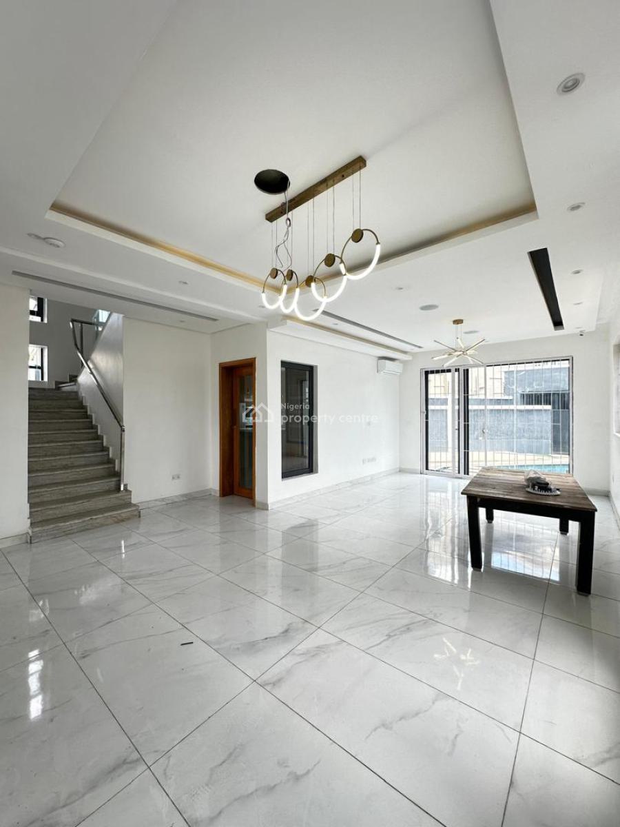 Elegant 5 Bedroom Detached Home W/ Pool, Cinema, Gym, Roodtop Terrace, Lekki Phase 1, Lekki, Lagos, Detached Duplex for Sale