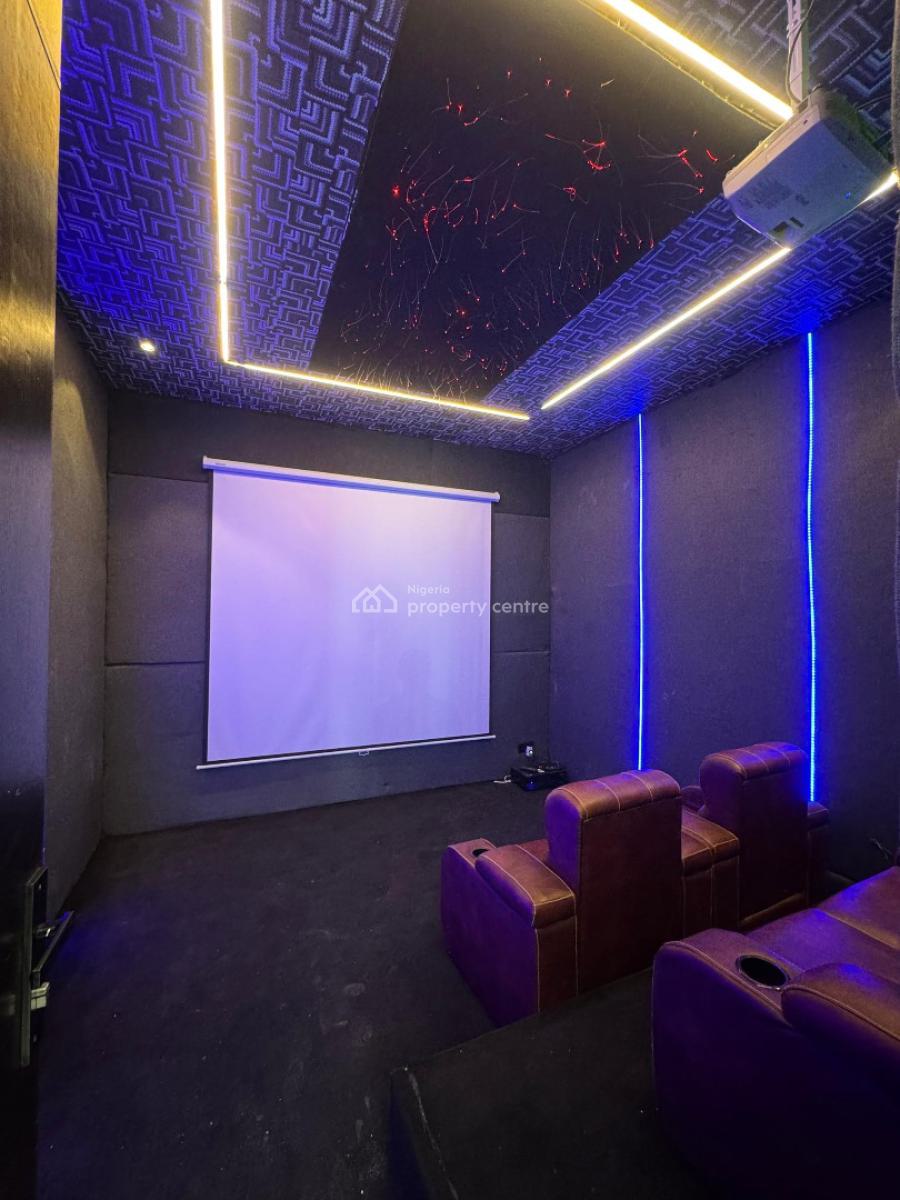 Contemporary Modern Architecture,detailed Tasteful Finish, Exclusively Home with Gym and Open Terrace in an Estate in Chevron, Lekki, Lagos, Detached Duplex for Sale