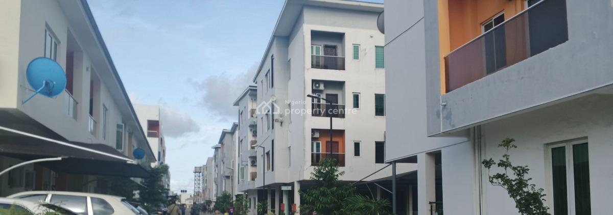 Nicely Finished 3 Bedrooms Mansionatee House, Cyberville Estate Besides Victoria Bay 3 Nike Art Gallery Road, Ikate, Lekki, Lagos, Terraced Duplex for Rent