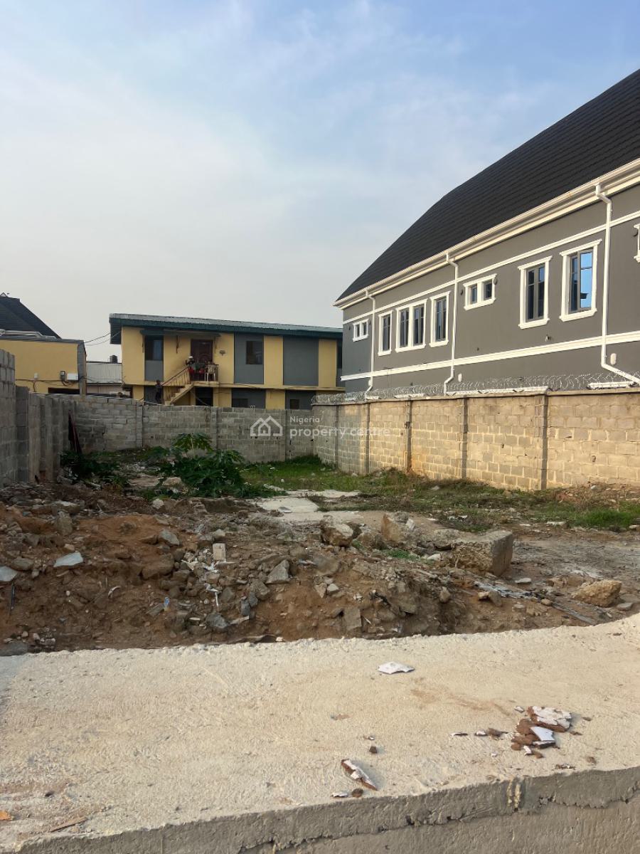 (corner Piece) Dry Bare Land Measuring 250sqm Within a Very Secured, Harmony Estate, Gra Phase 1, Magodo, Lagos, Residential Land for Sale