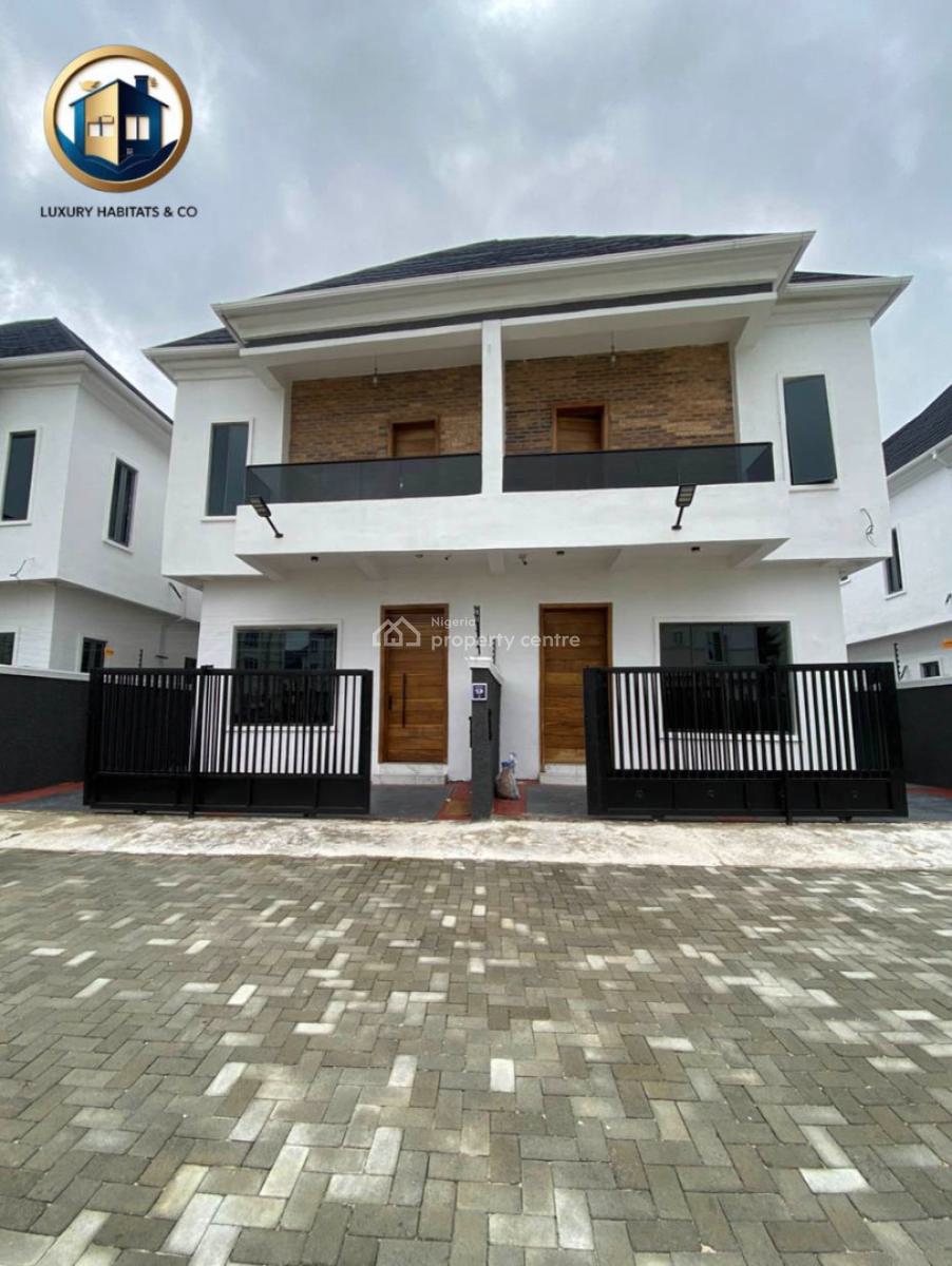 Newly Built Spacious 4 Bedroom Semi Detached Duplex, Lekky County Homes, Ikota, Lekki, Lagos, Semi-detached Duplex for Sale