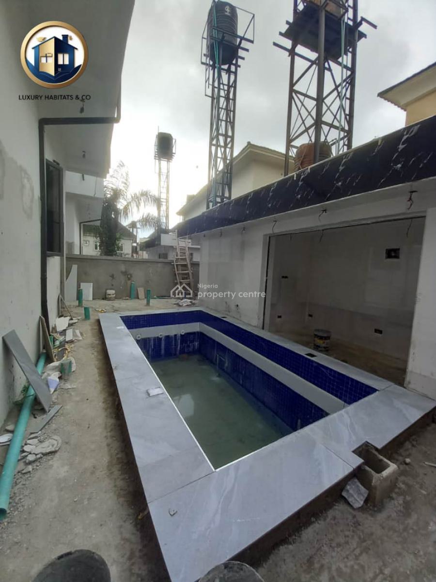 5 Bedroom Detached Duplex with Pool & Gym House, Oakland Estate, Sangotedo, Ajah, Lagos, Detached Duplex for Sale