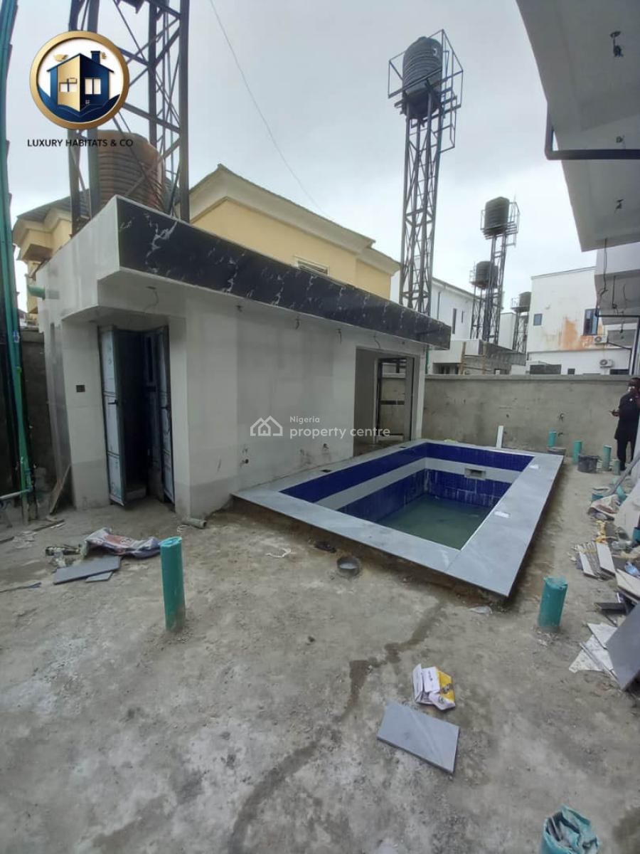 5 Bedroom Detached Duplex with Pool & Gym House, Oakland Estate, Sangotedo, Ajah, Lagos, Detached Duplex for Sale