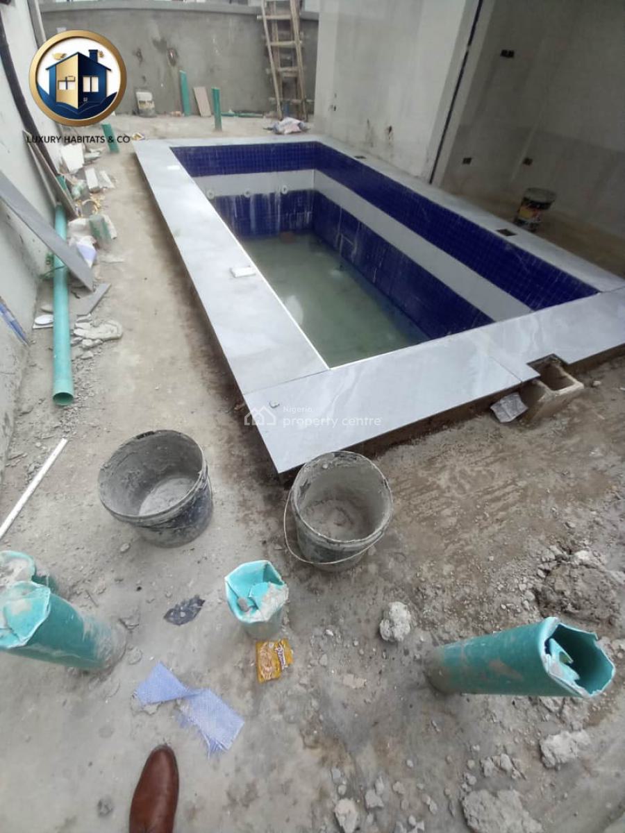 5 Bedroom Detached Duplex with Pool & Gym House, Oakland Estate, Sangotedo, Ajah, Lagos, Detached Duplex for Sale