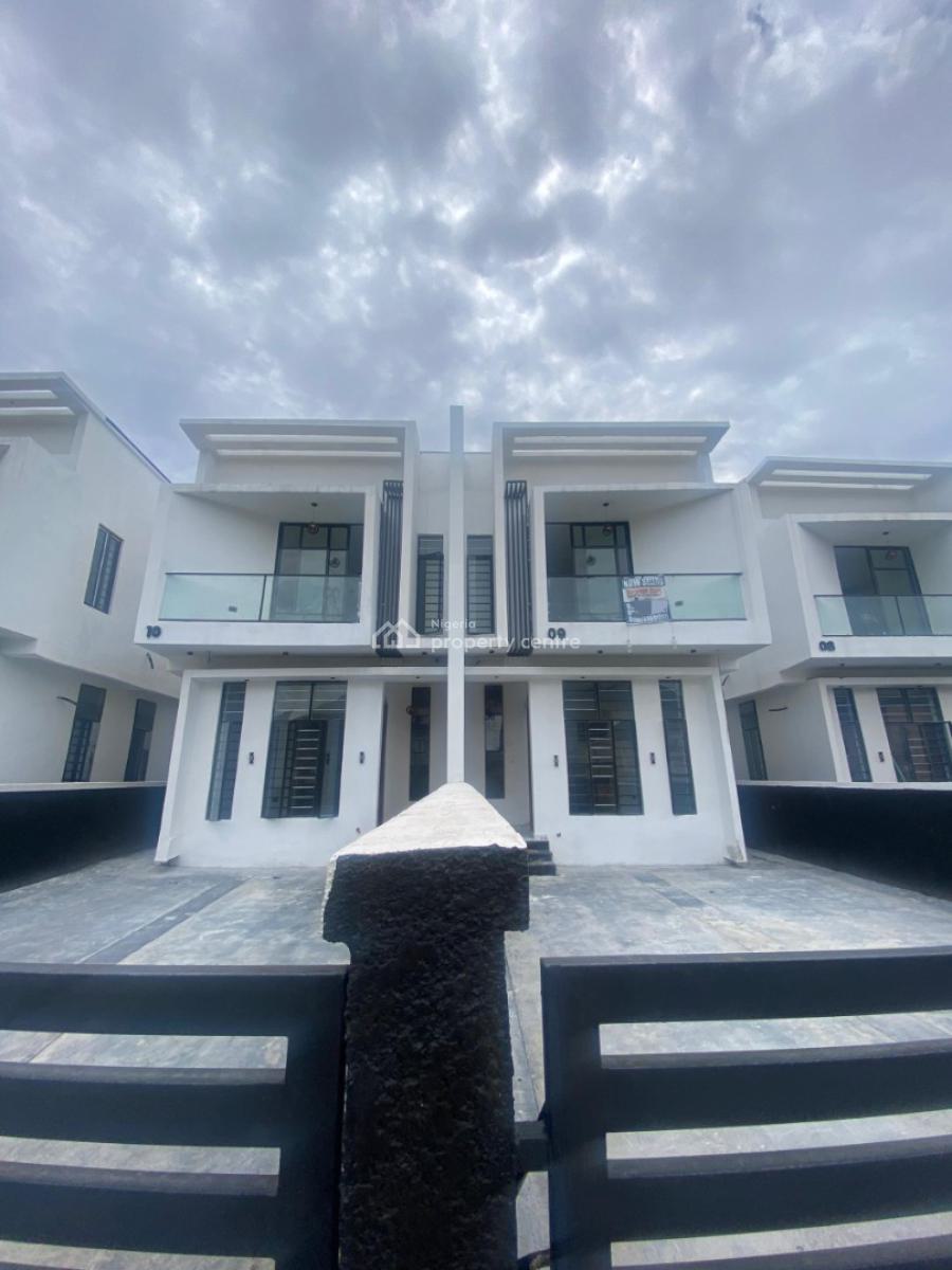 Spacious 4 Bedroom Semi-detached House Self Compound, Idado, Lekki Lagos, Idado, Lekki, Lagos, Semi-detached Duplex for Sale